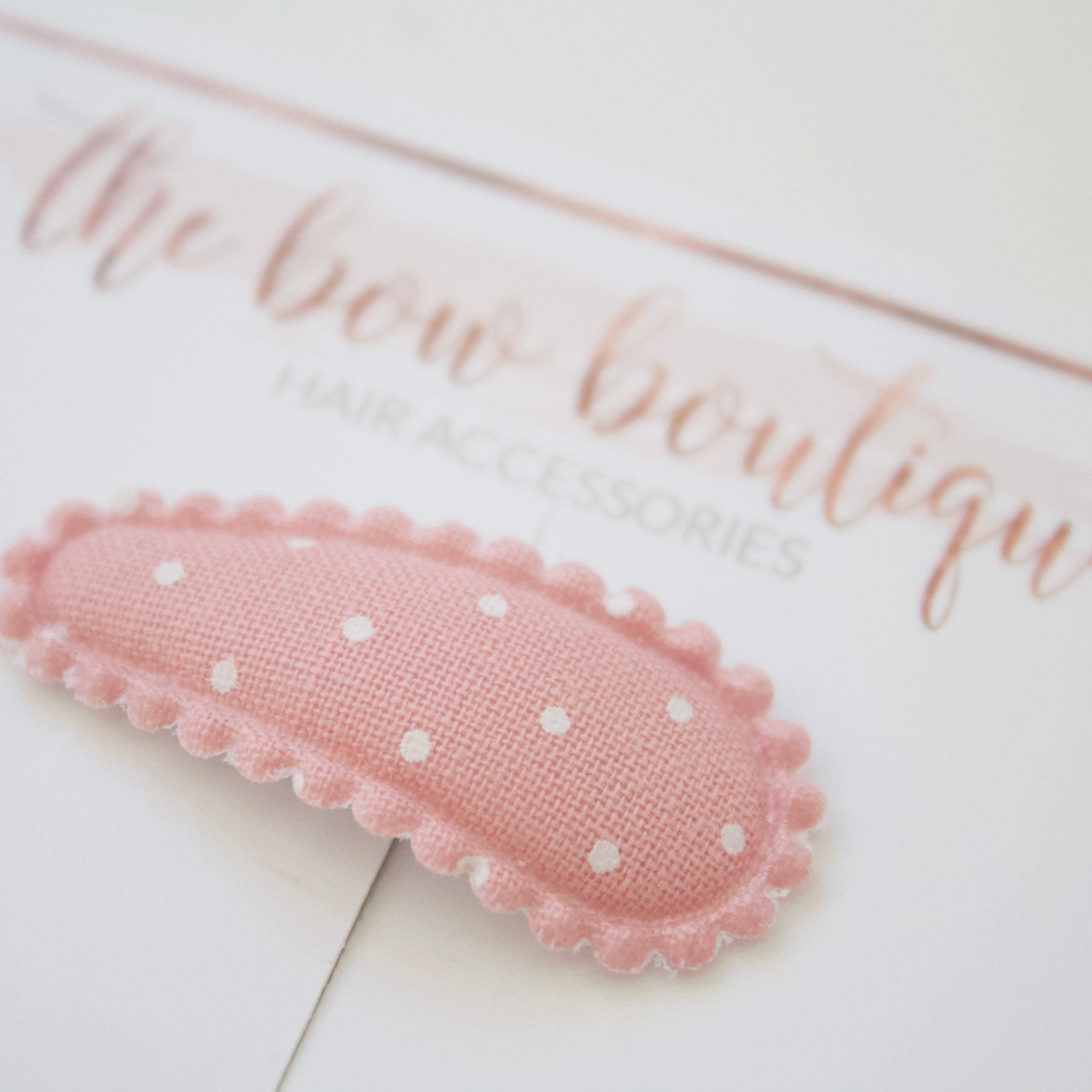 My first embroidered snappy clips