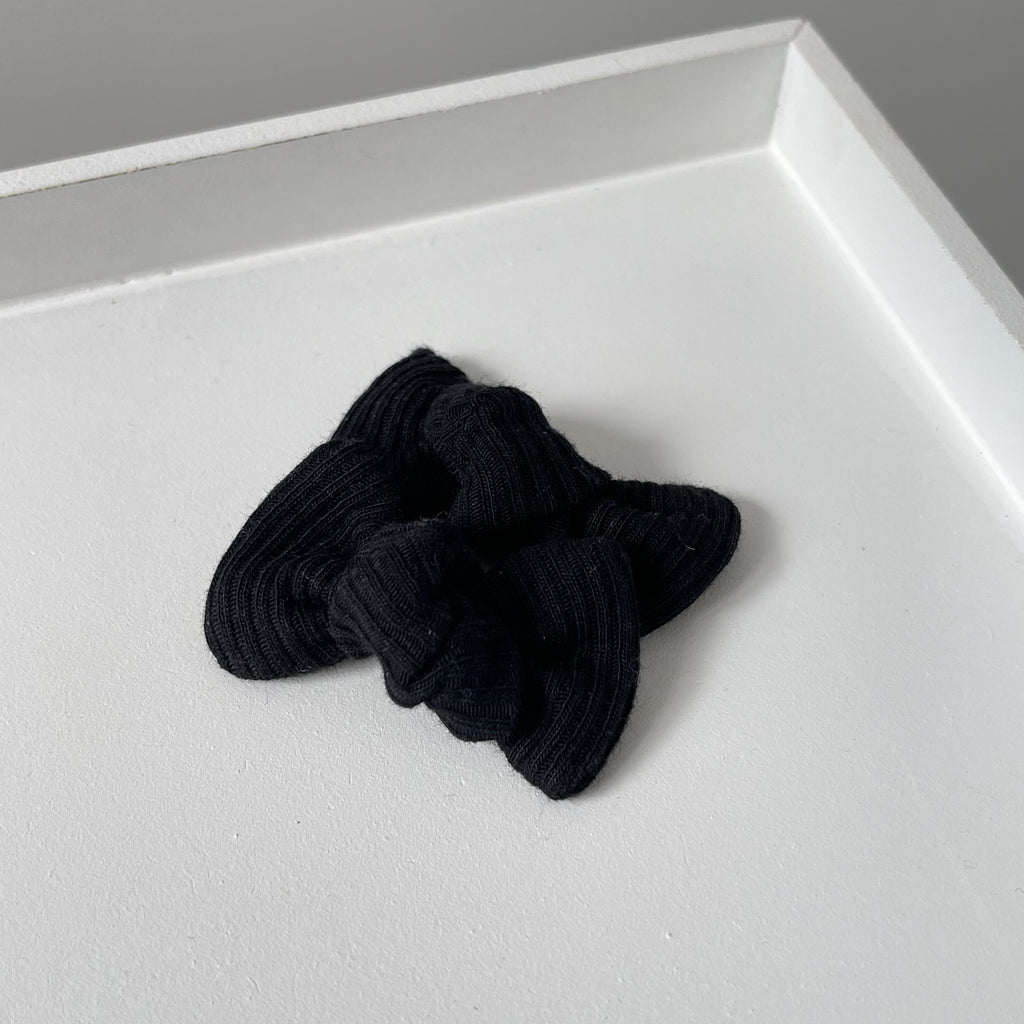 Petite jersey ribbed knot bows | 20 Colours | Clip, headband or bobble
