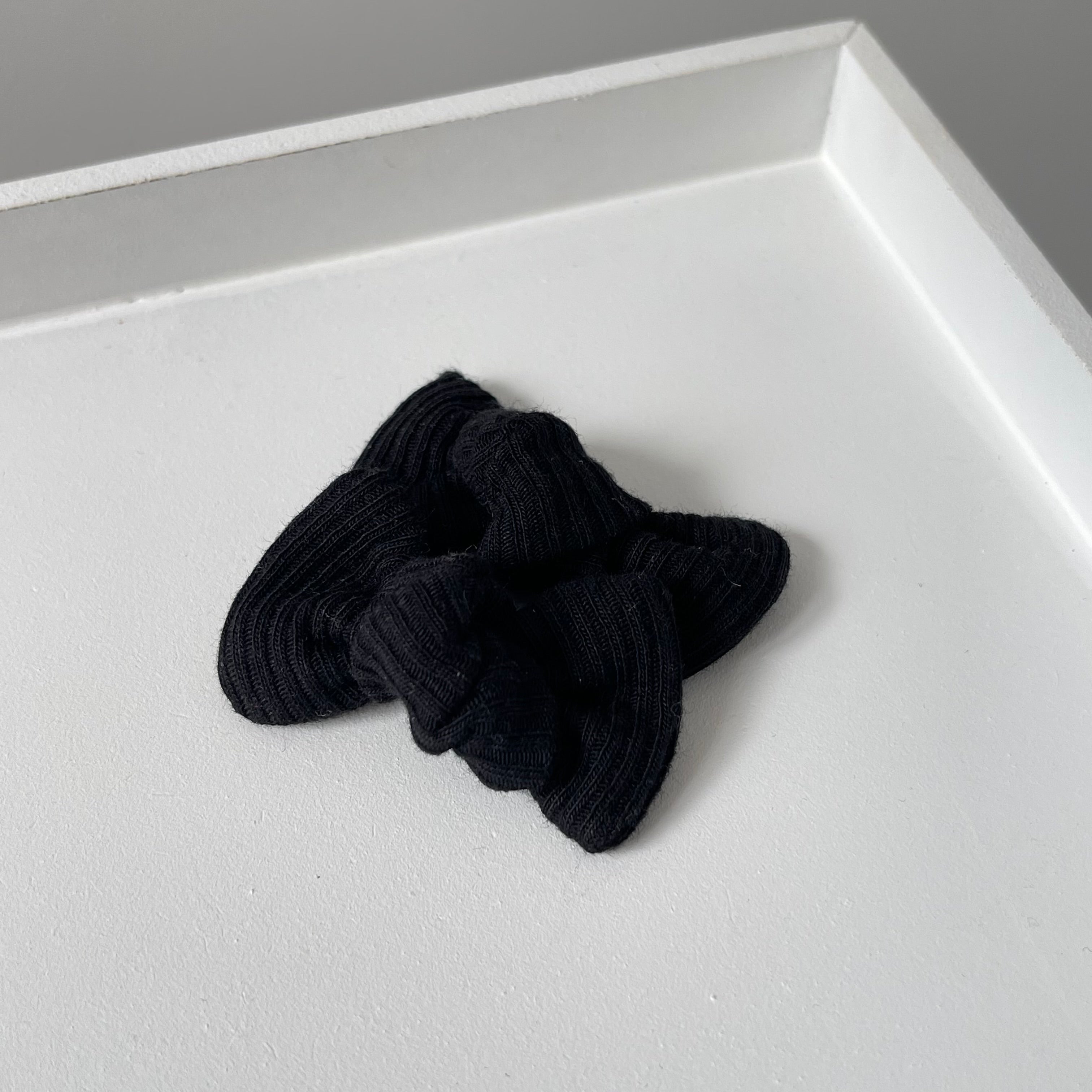 Petite jersey ribbed knot bows | 20 Colours | Clip, headband or bobble