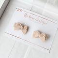 Darling petite pigtail sets | Beige | Clips or bobbles