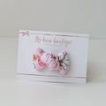 Strawberry & Daisy jersey ribbed knot bows | Clip, headband, bobble or alice band