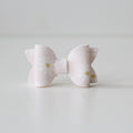Soft pink daisy petite deluxe bows