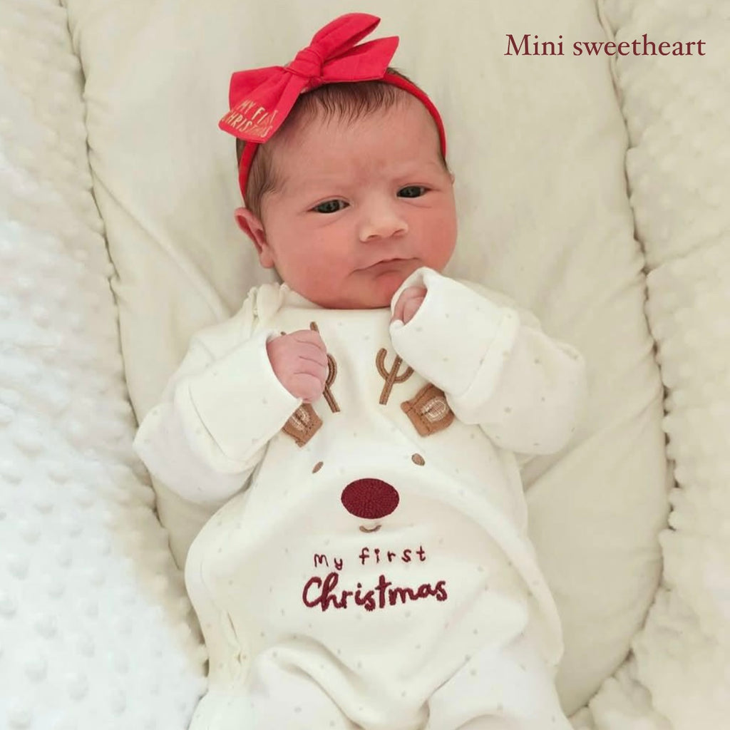 My first Christmas personalised Bow | Clip, headband or bobble