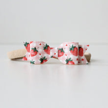 Load image into Gallery viewer, Strawberry gingham small bows