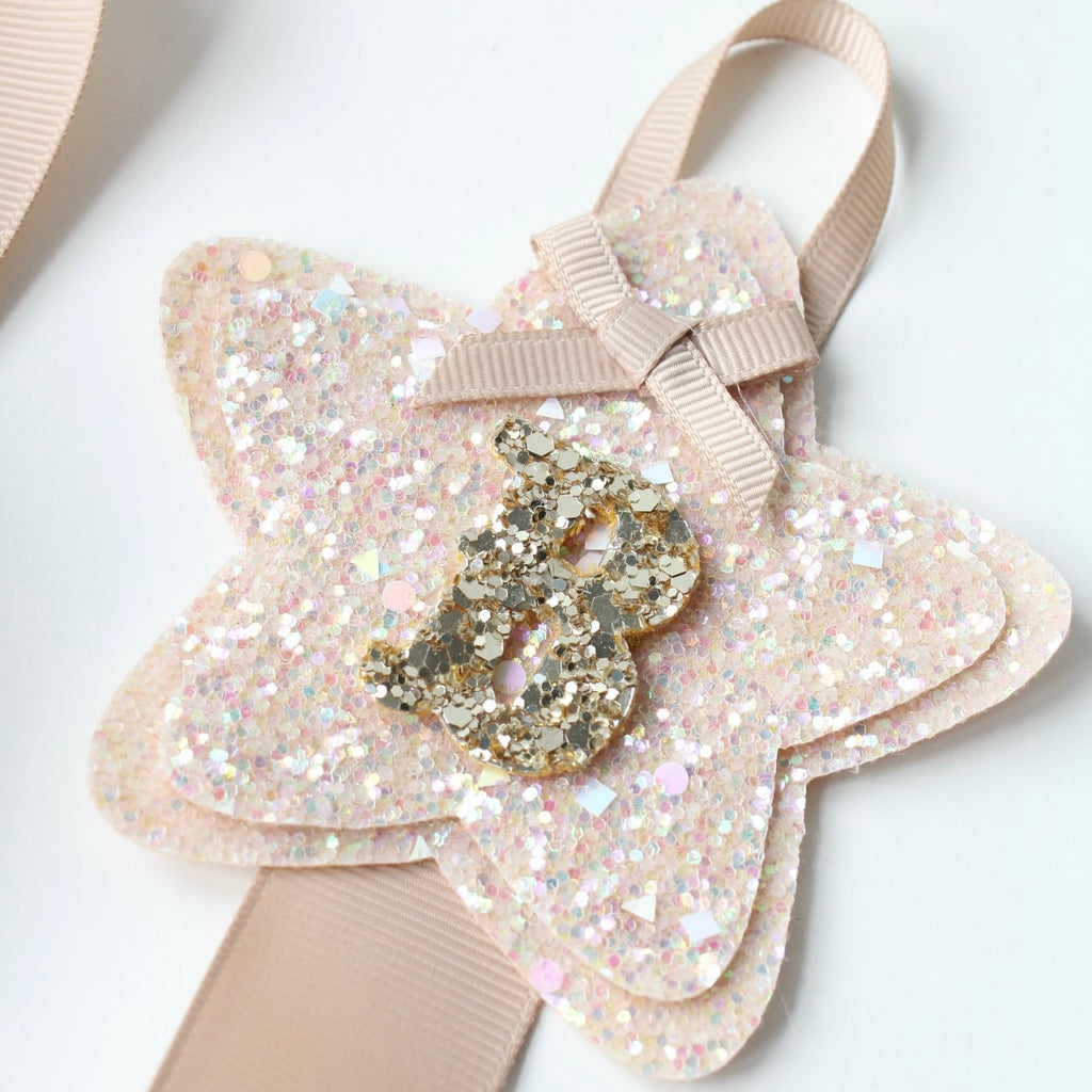 Star clip holder - Pastel nude