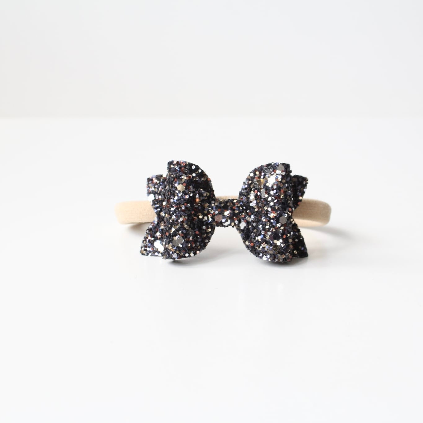 Medium deluxe glitter bows | 20 Colours | Clip or headband