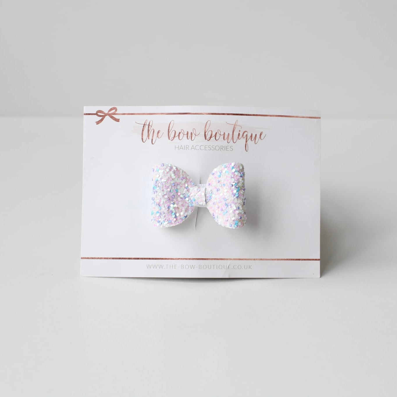 Mini glitter bows | 22 Colours | Clip or bobble