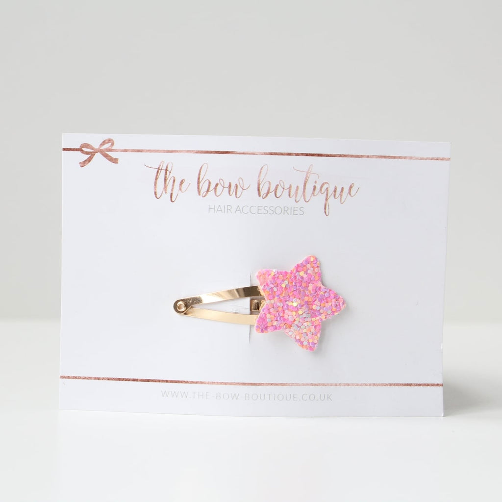 My first glitter star snappy clips | 21 Colours
