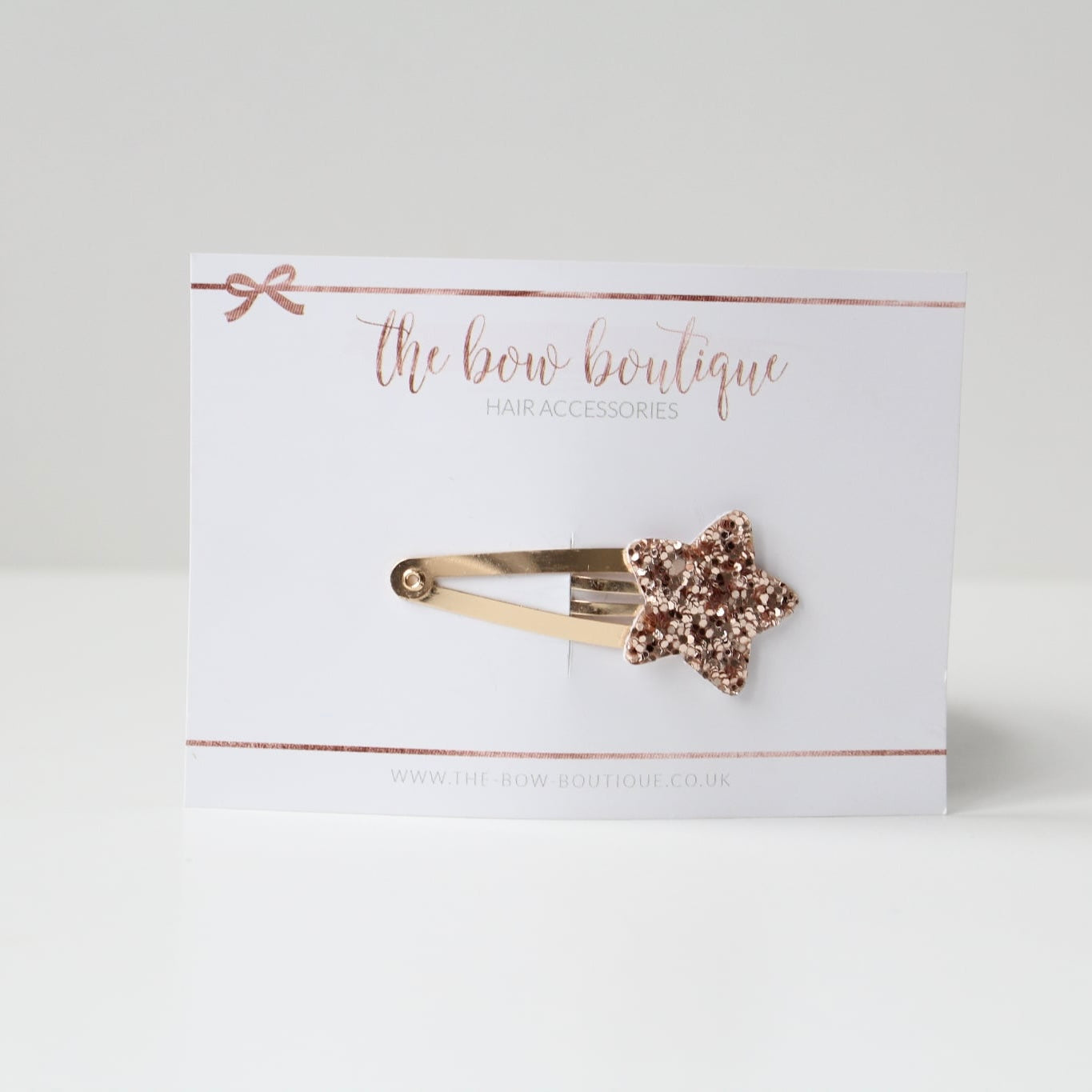 Glitter star snappy clips | 21 colours