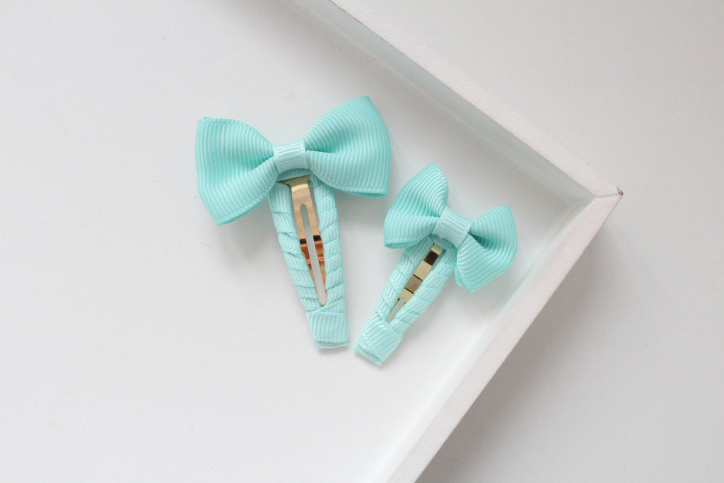 Pinch bow snappy clips | 32 Colours | 2 Sizes