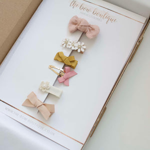 My first Neutral mustard clip set
