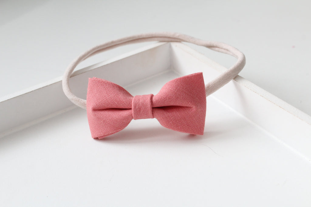 Cotton pinch bows | 23 Colours Clip or headband