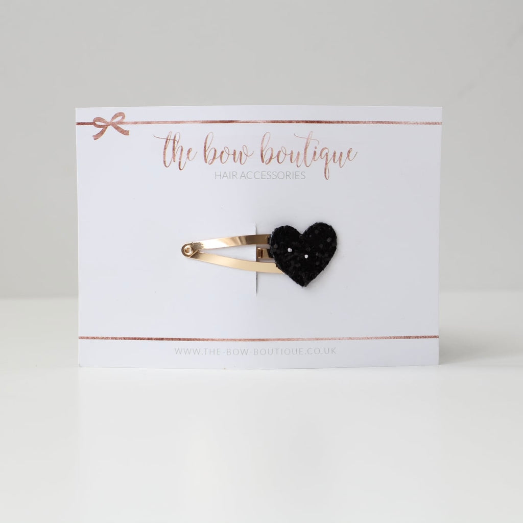 My first glitter heart snappy clip | 20 Colours