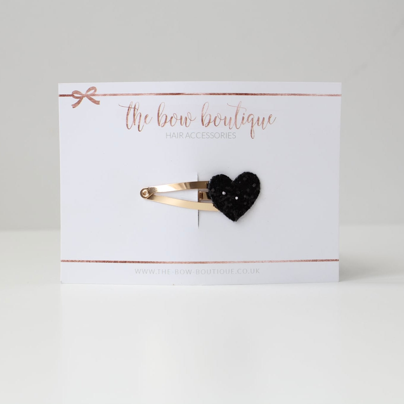 My first glitter heart snappy clip | 20 Colours