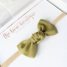 Load image into Gallery viewer, Linen knot bows - 10 Colours
