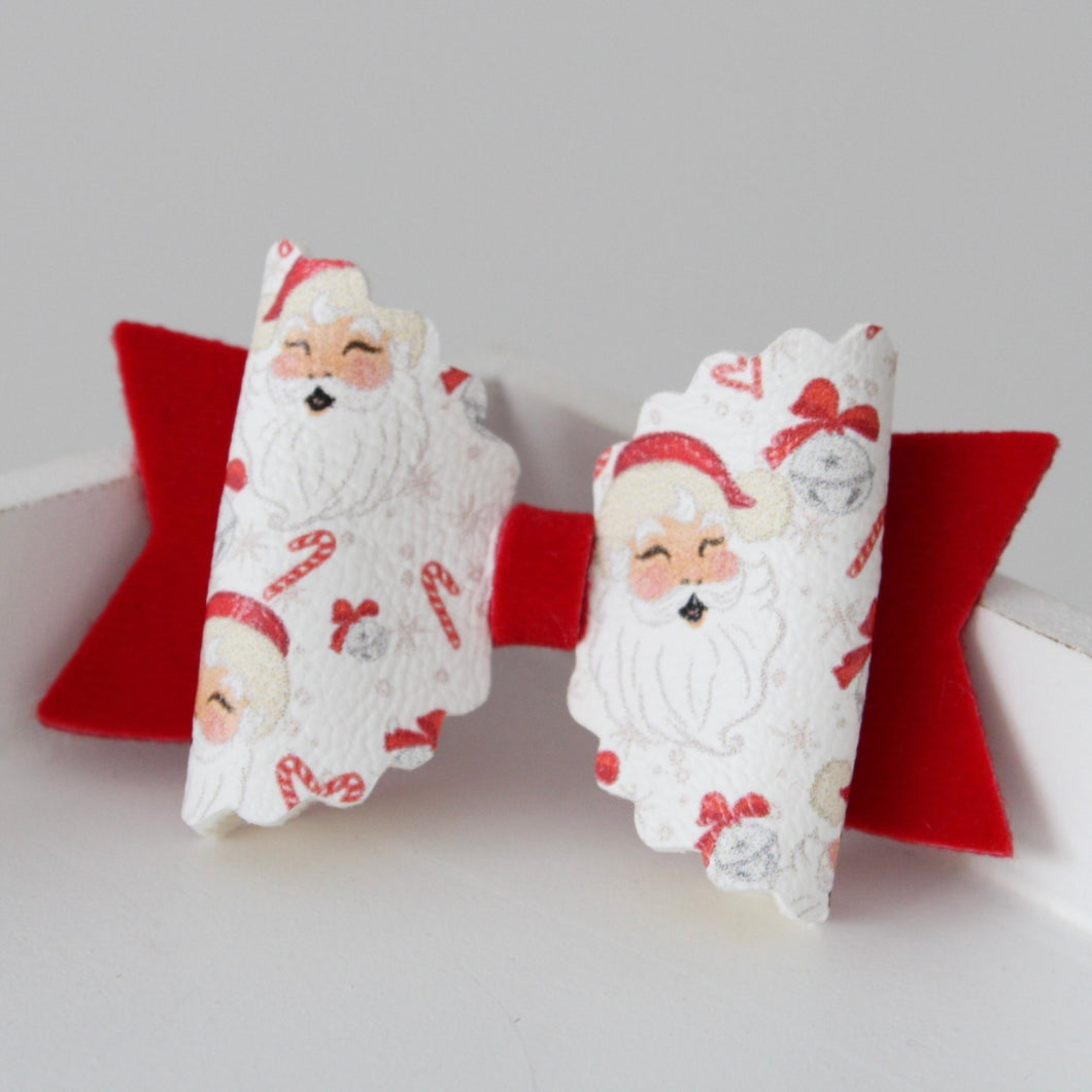 Christmas santa claus bows