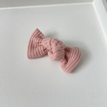 Load image into Gallery viewer, Petite jersey ribbed knot bows - (20 Colours)