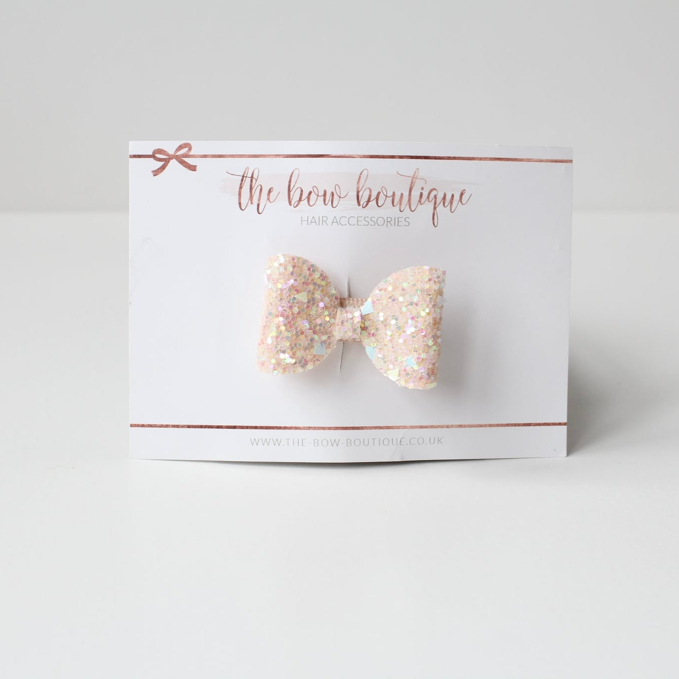 Mini glitter bows | 22 Colours | Clip or bobble