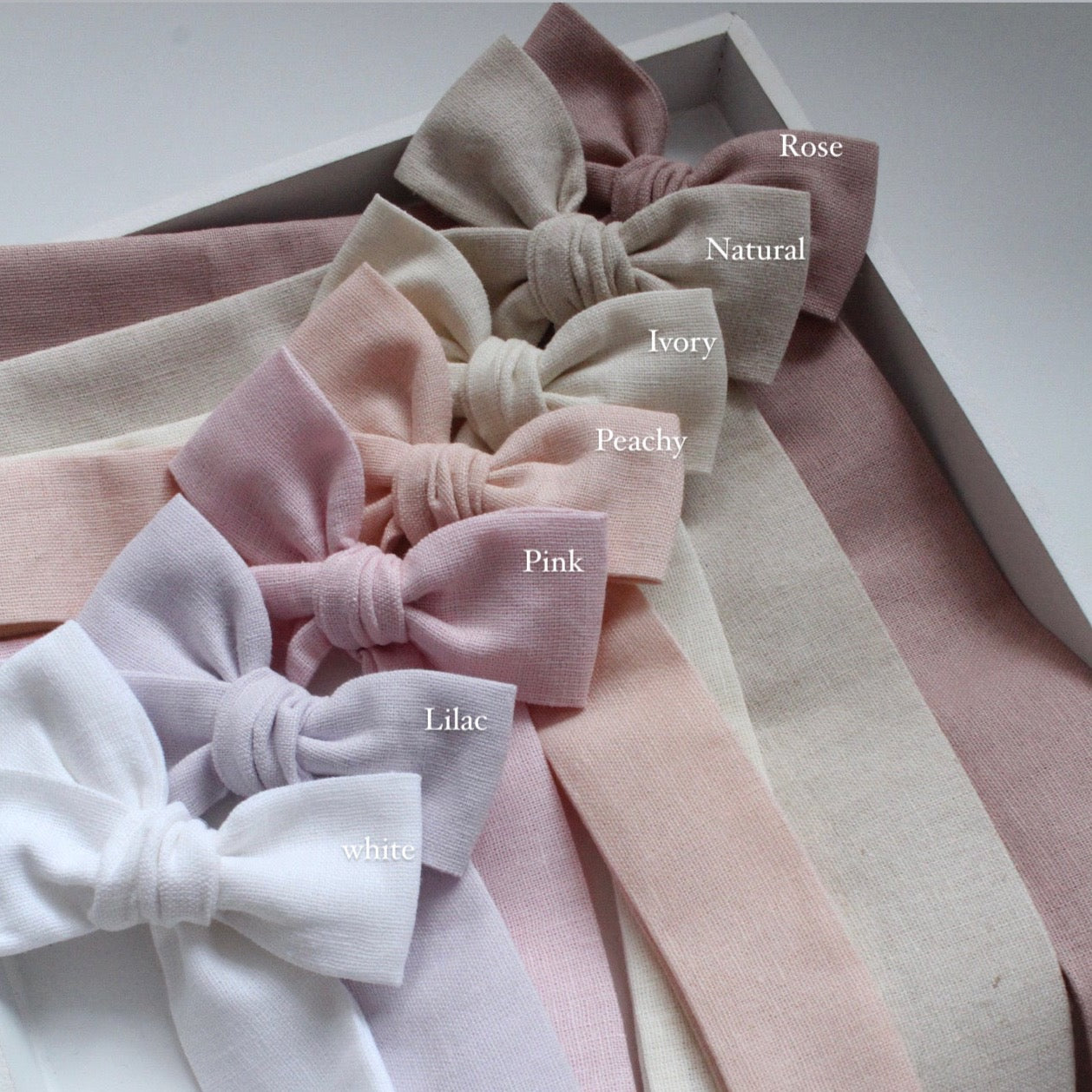 Luxury sweetheart bows | 7 Colours | Clip or bobble