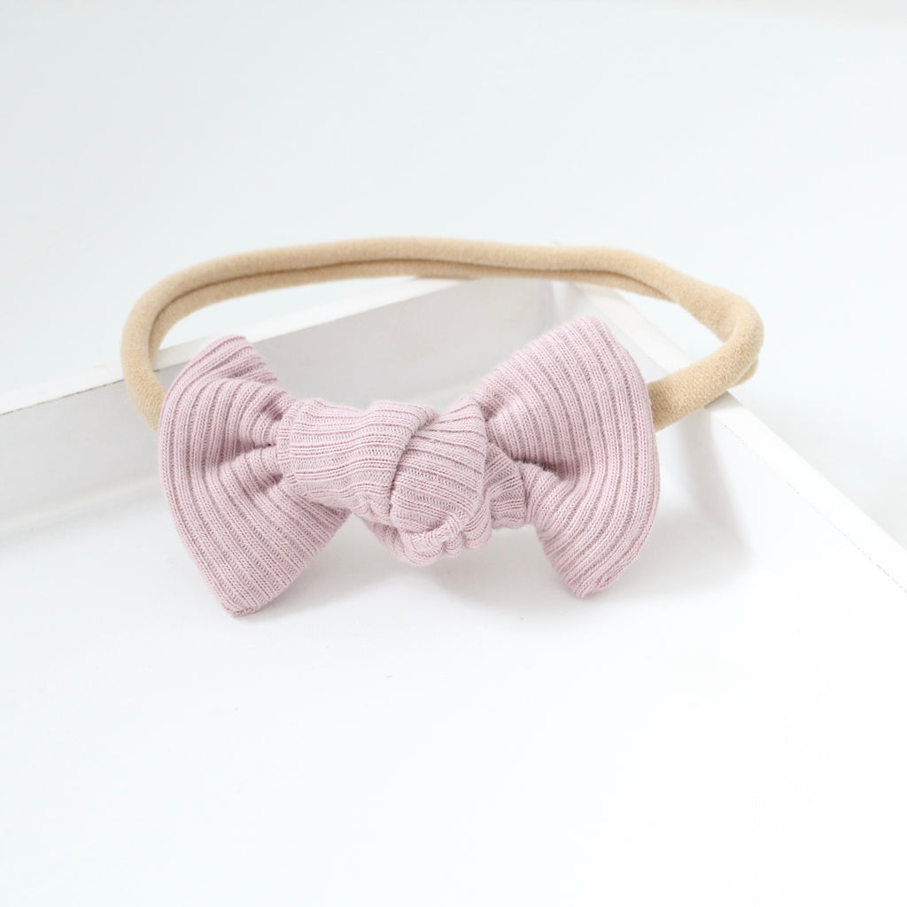 Jersey ribbed knot bows | 20 Colours