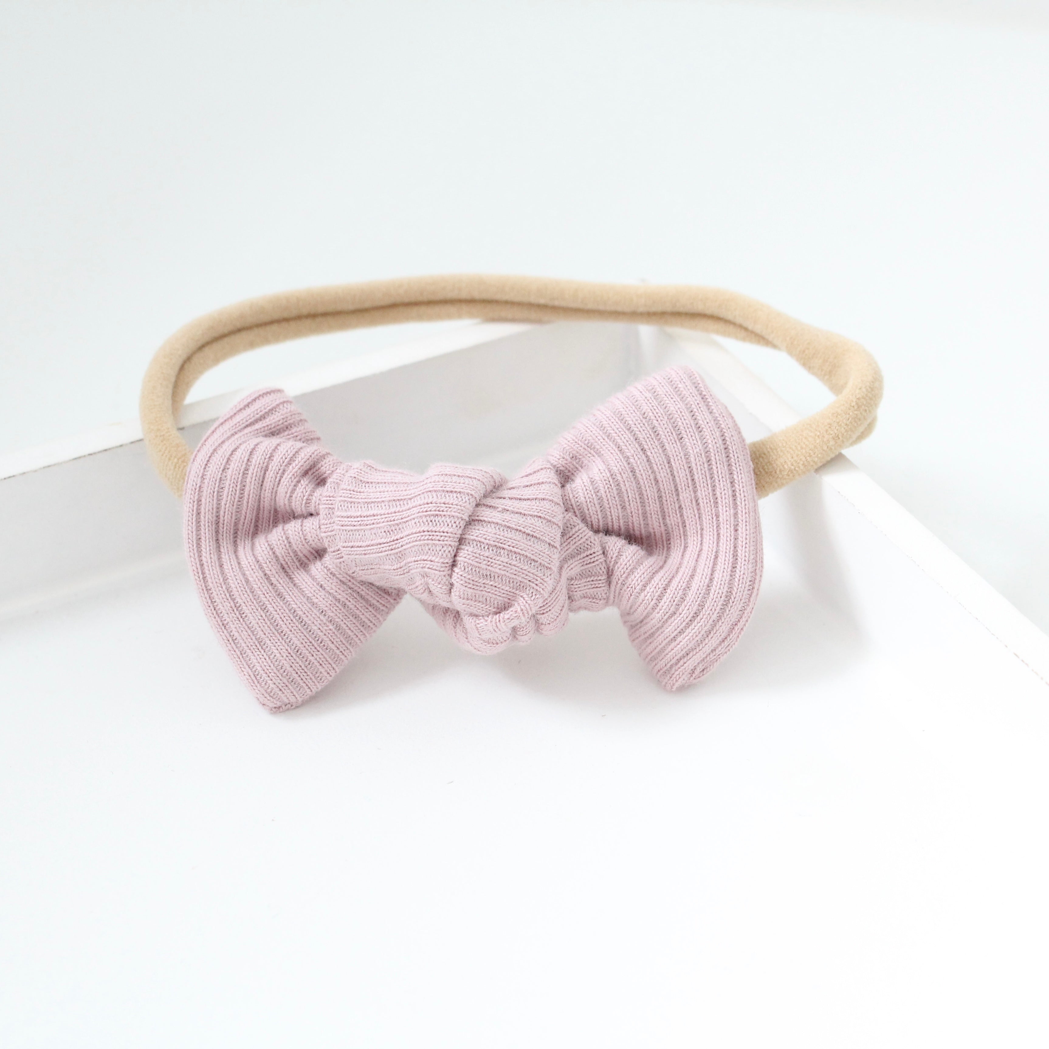 Jersey ribbed knot bows | 20 Colours