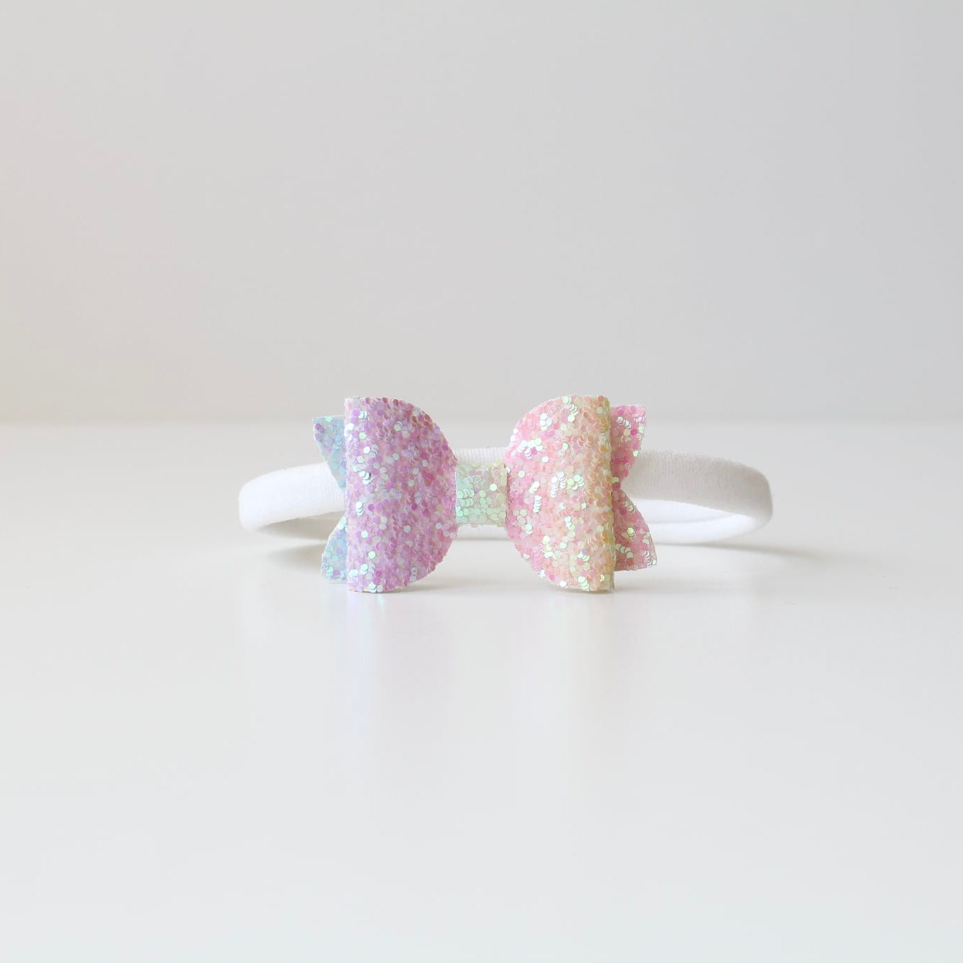 Mini deluxe glitter bows | 22 Colours | Clip, headband or bobble