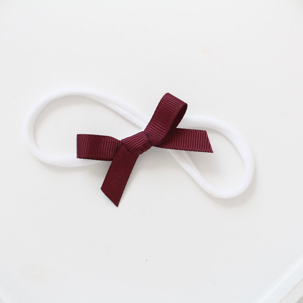 Hand tied ribbon bow headbands | 41 Colours