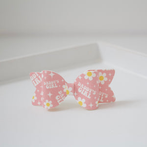 Daddys girl bow - 2 Colours