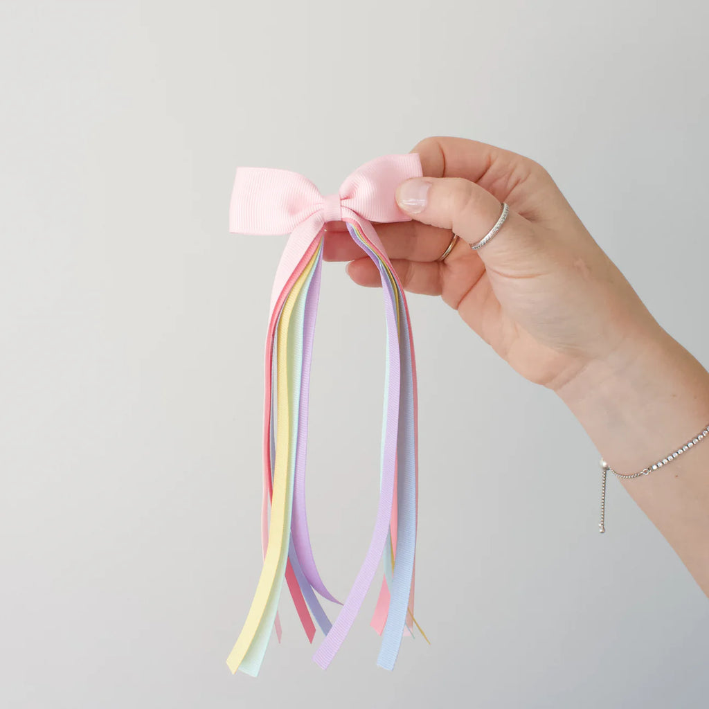Design your own - tail pinch ribbon bow | 2 sizes | Clip or bobble