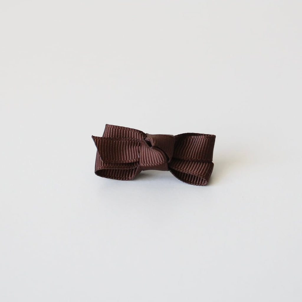School solid colour mini bow clips | 9 Colours