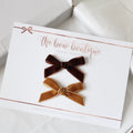 Velvet set | Clips or headbands | 2 Sizes