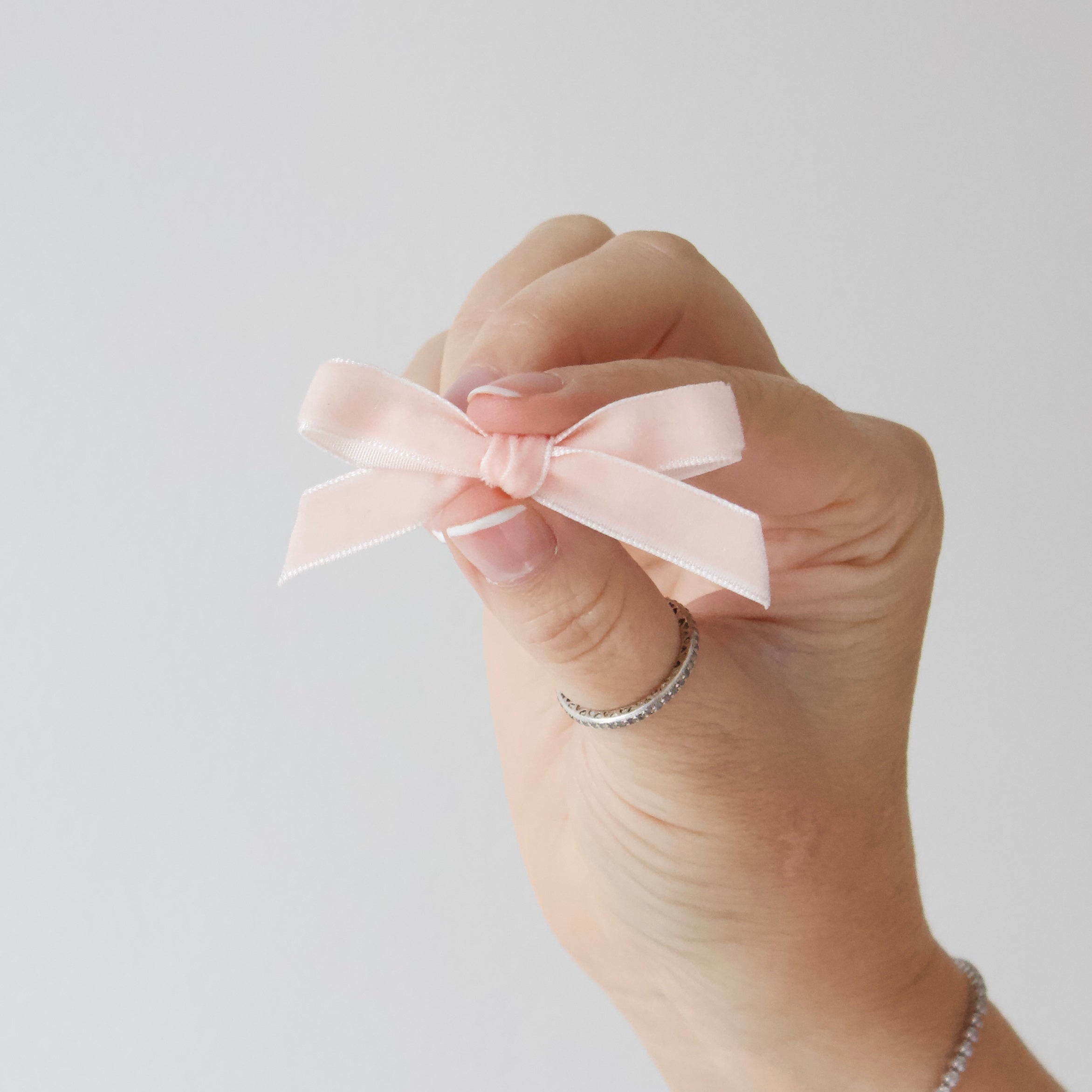 Mini velvet bows | 16 Colours | Clip or headband