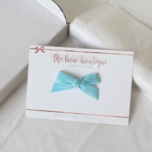 Load image into Gallery viewer, My first mini velvet bows - 16 Colours