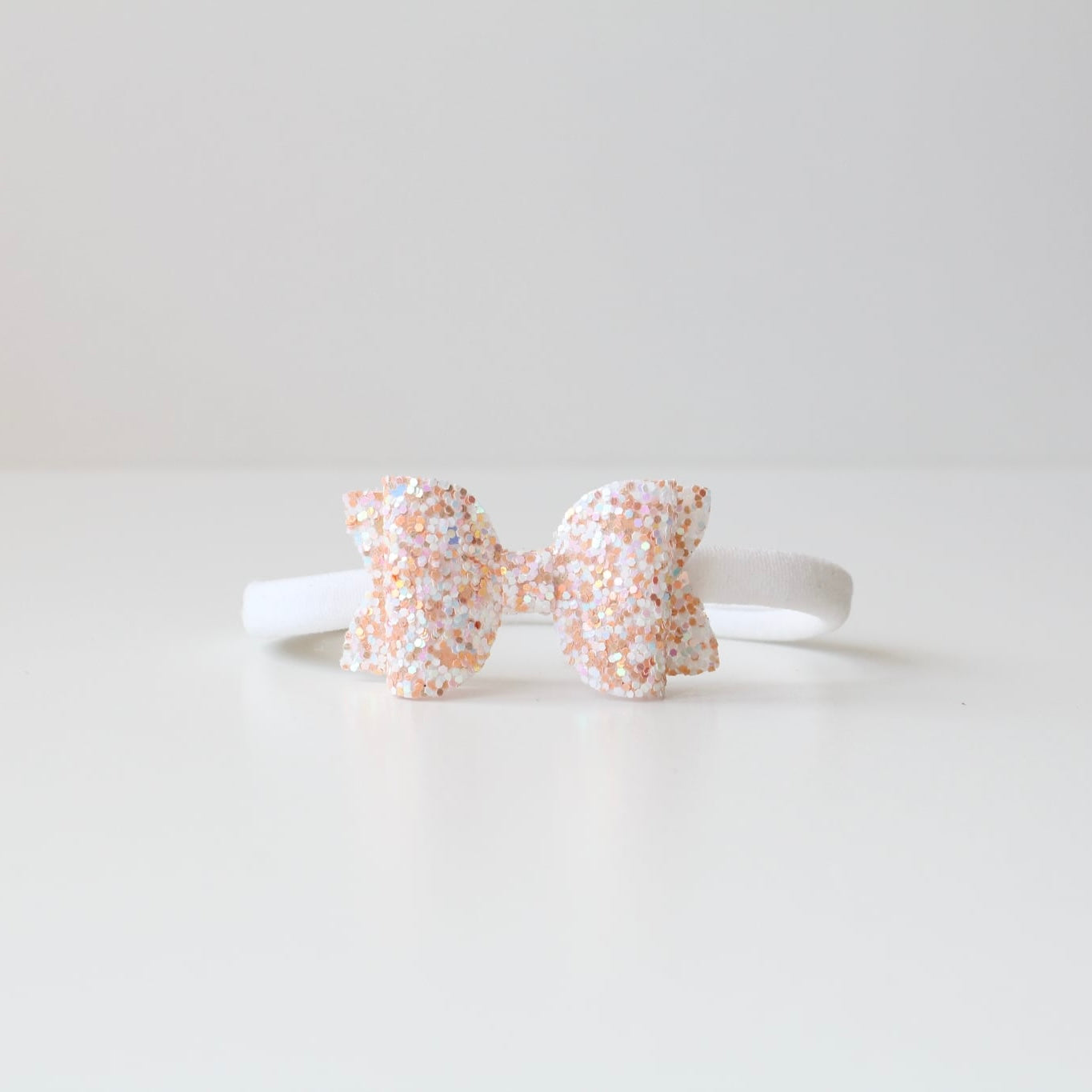 Mini deluxe glitter bows | 22 Colours | Clip, headband or bobble