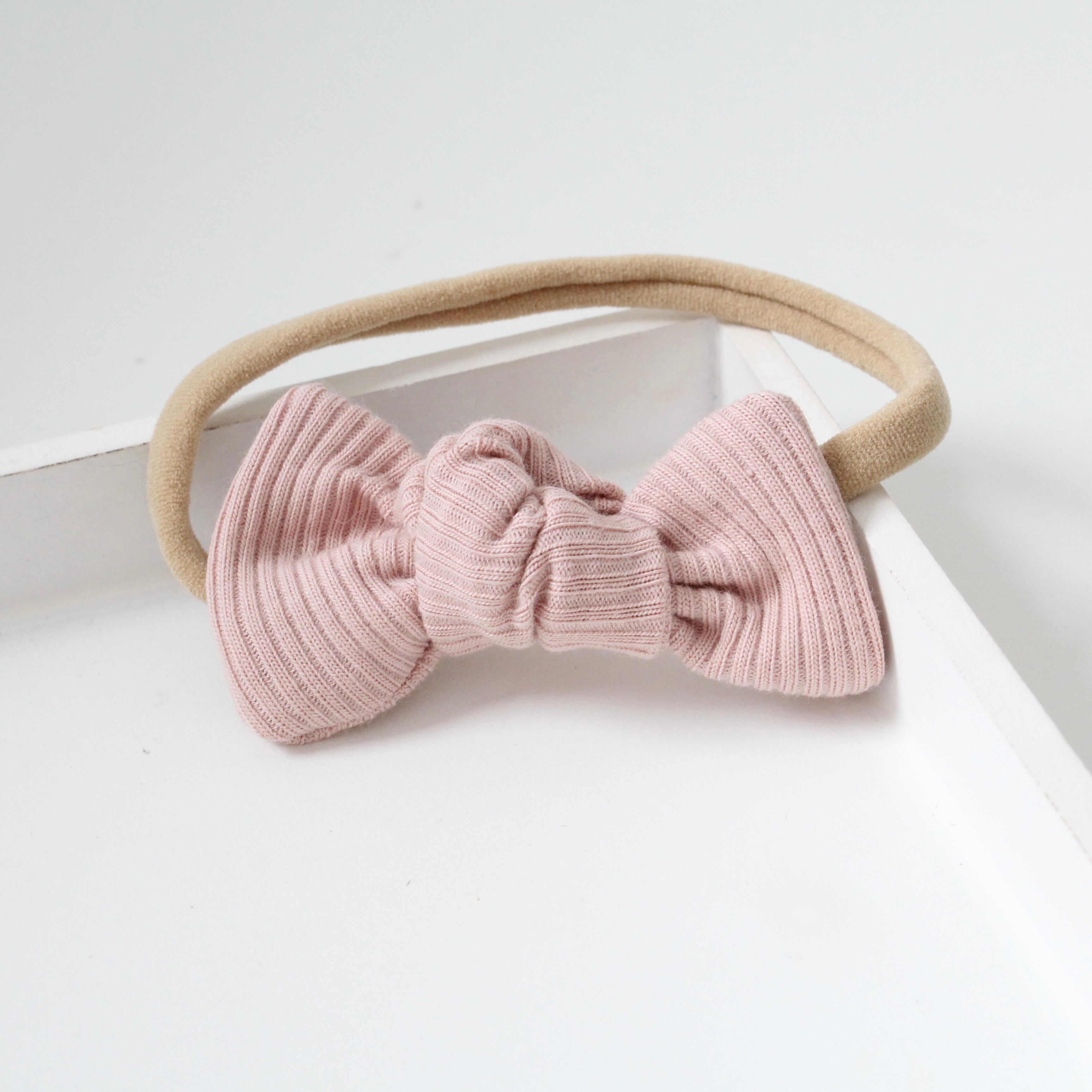 Jersey ribbed knot bows | 20 Colours