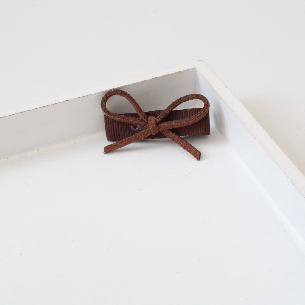 Suede bows | 17 colours