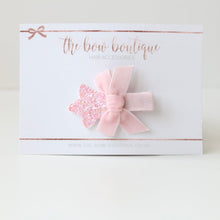 Load image into Gallery viewer, Velvet star bow | Pink