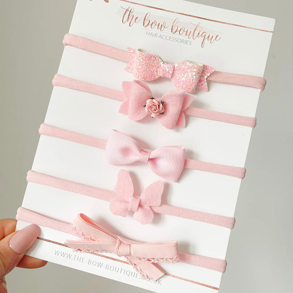 The pink headband collection