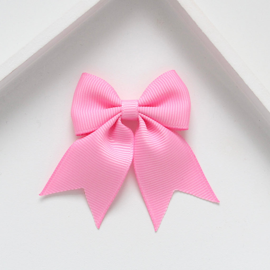 Personalised short tail pinch ribbon | 34 colours | Clip or bobble