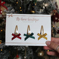 Christmas ribbon clip set