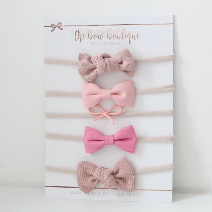 The pink headbands