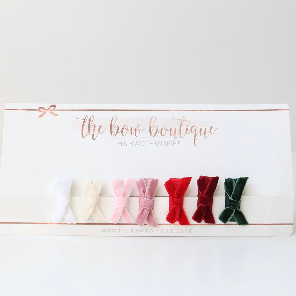 My petite velvet bow | 6 colours | Clips & headbands