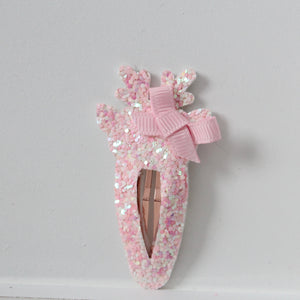 Pinkmas reindeer snappy clip