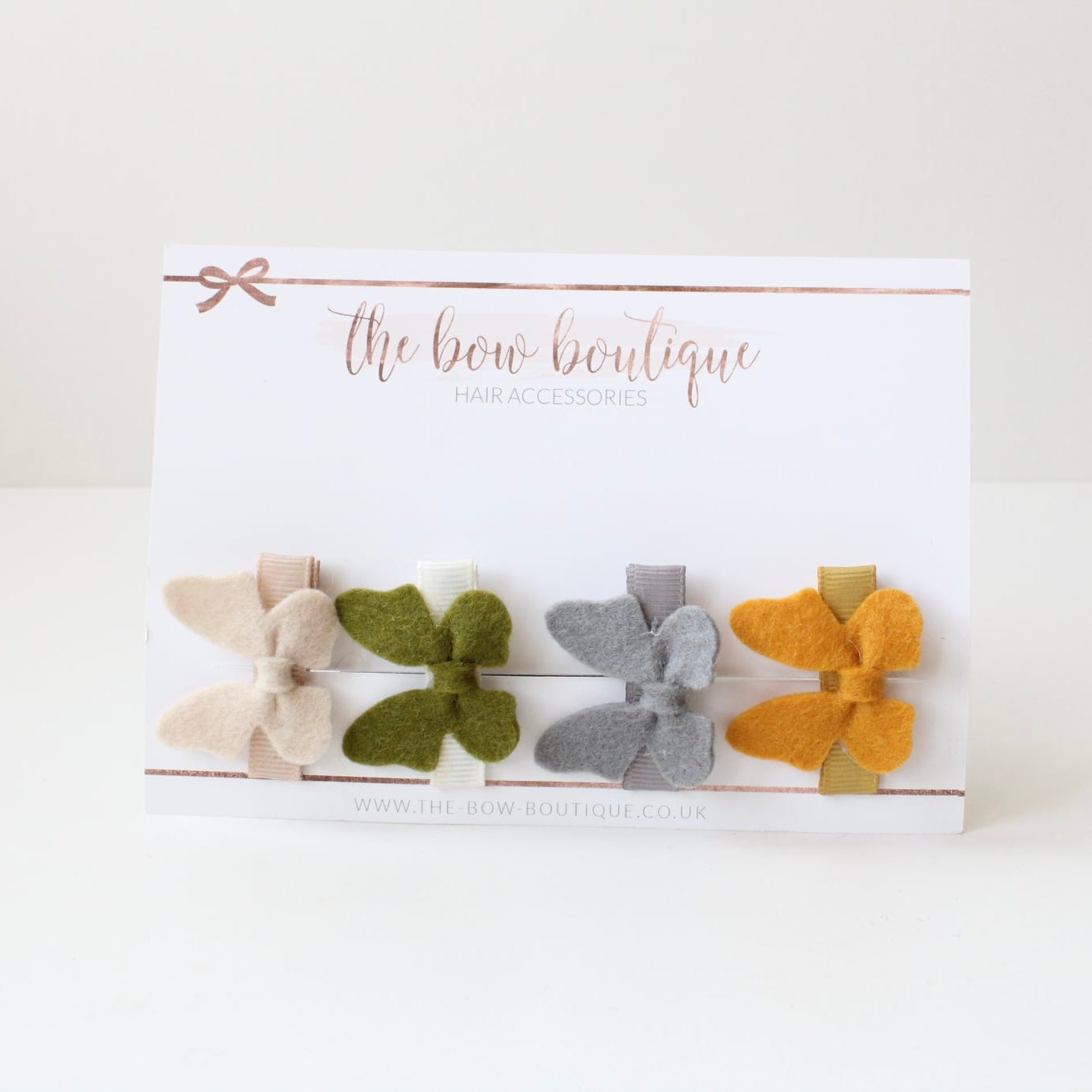 Felt butterfly set 3 | Clips or bobbles