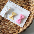 Colour fun polka dot clip set