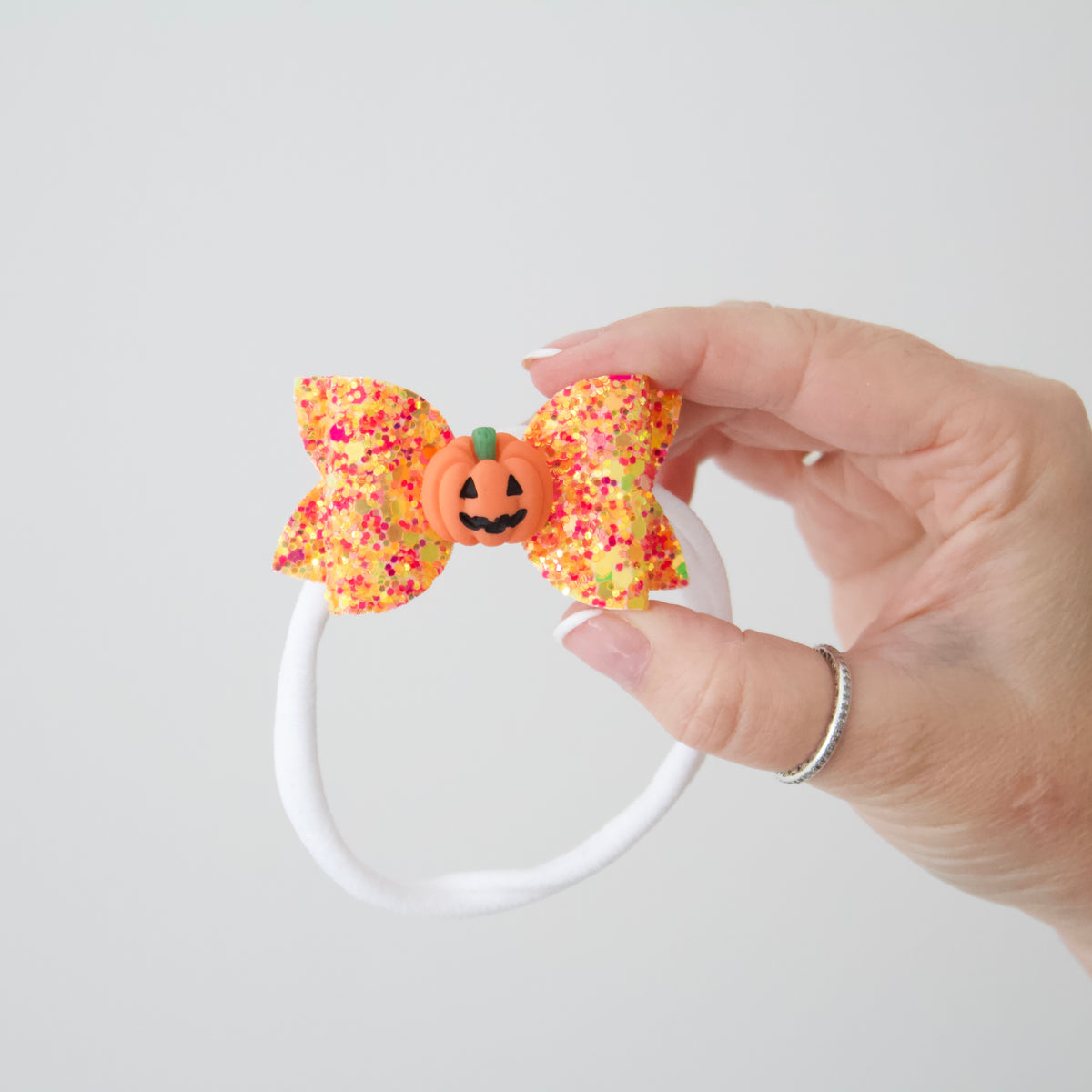 Halloween pumpkin bows