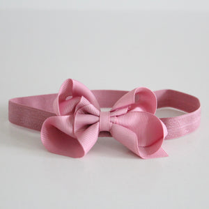 Ribbon bow headbands (20 Colours)