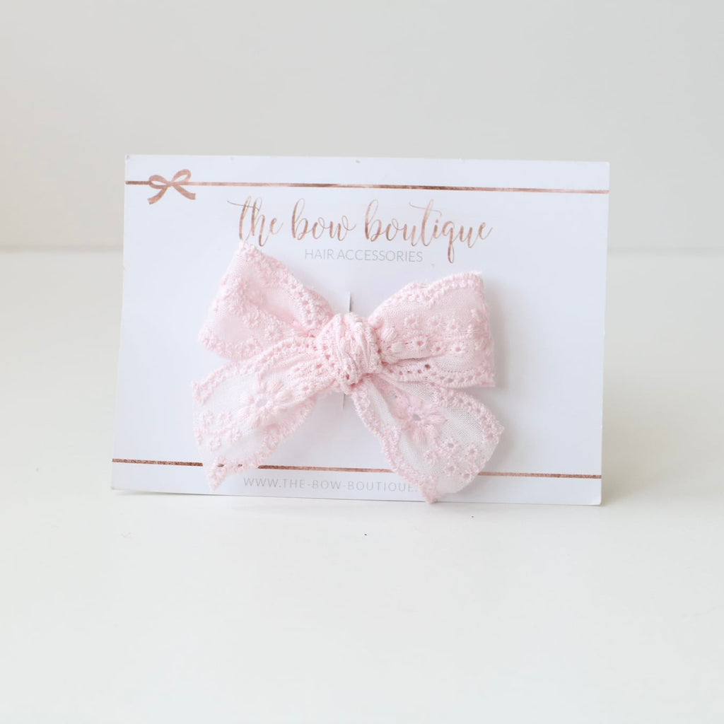 Precious hand tied bow | Clip, headband or bobble