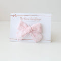 Precious hand tied bow | Clip, headband or bobble
