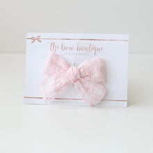 Load image into Gallery viewer, Precious hand tied bow | Clip, headband or bobble